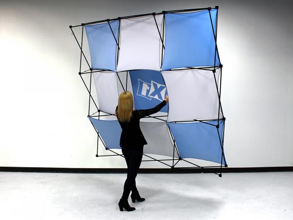X1 5 ft. -- 2x2 H Fabric Table Top Pop-Up Display Assembly